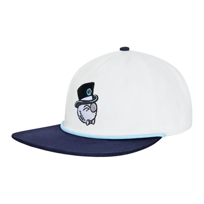 Malbon x Bettinardi Gangster Bucket Snapback Golf Cap White - SS26 Men