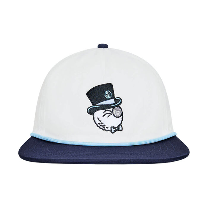 Malbon x Bettinardi Gangster Bucket Snapback Golf Cap White - SS26 Men
