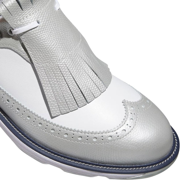 Adidas MC Zoysia Spikeless Golf Shoes Silver Metallic/Cloud White/Collegiate Navy - FW25 Women