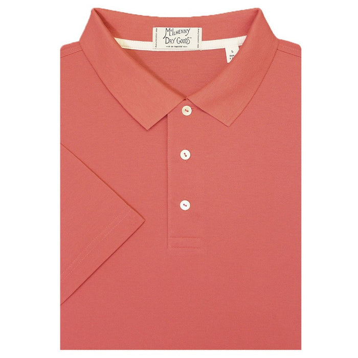 McIlhenny Basic Pique Golf Polo Carnation - SS20 Men