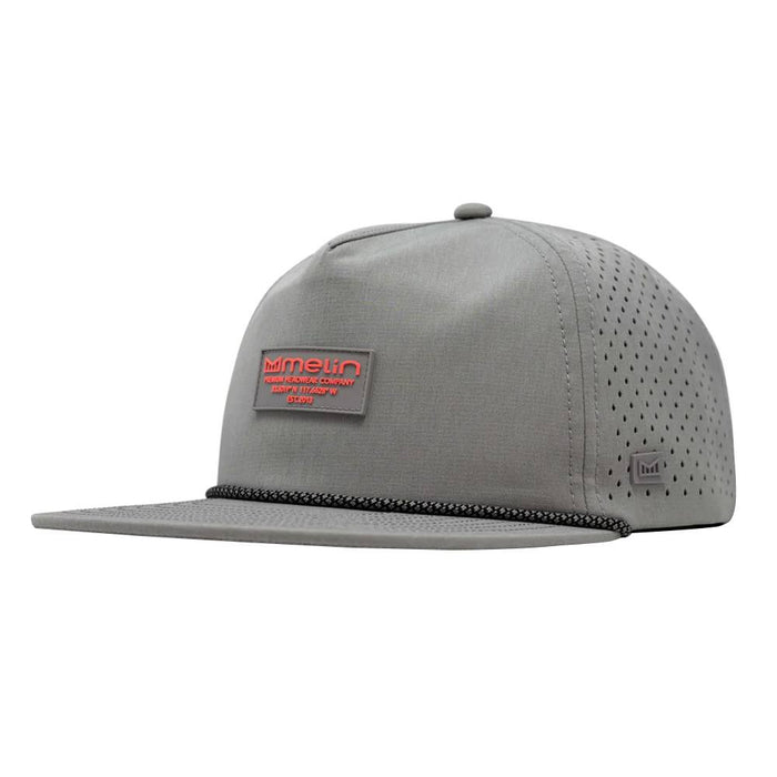 Melin Hydro Coronado Brick Golf Cap Heather Gray/Infrared - FW23 Men