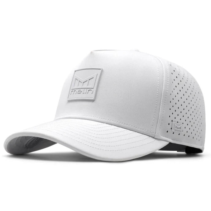 Melin Odysea Stacked Hydro Golf Cap White/White - FW24 Men