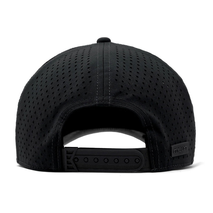 Melin Odyssey Stacked Hydro Golf Cap Black/Infrared - FW23 Men