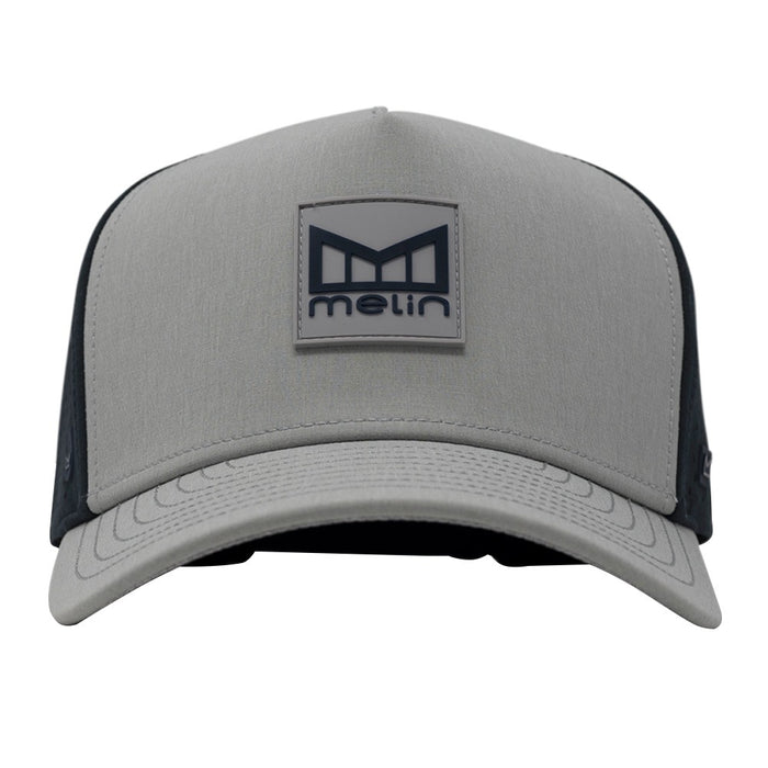 Melin Odyssey Stacked Hydro Golf Cap Heather Gray/Navy - FW24 Men