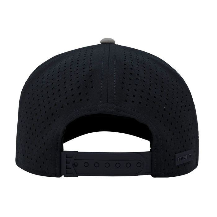 Melin Odyssey Stacked Hydro Golf Cap Heather Gray/Navy - FW24 Men