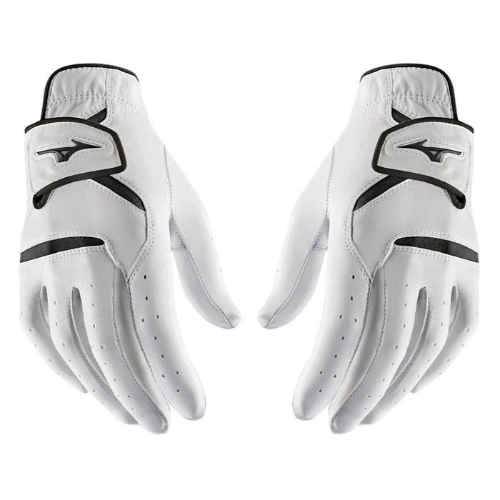 Mizuno JPX Golf Glove White/Black - 25 Men