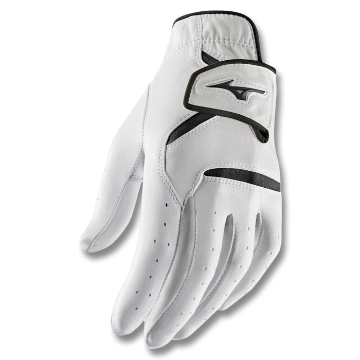 Mizuno JPX Golf Glove White/Silver - 25 Women
