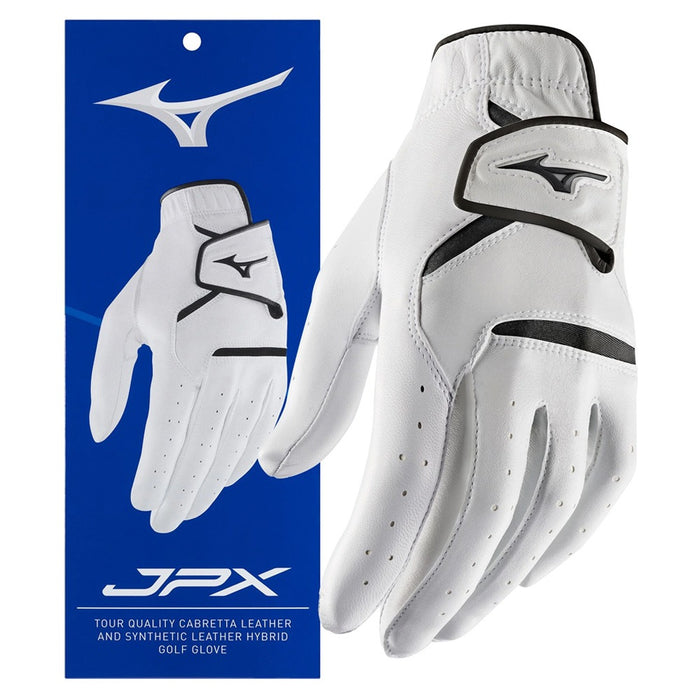Mizuno JPX Golf Glove White/Silver - 25 Women