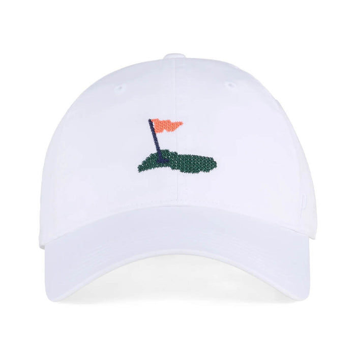 PUMA Needlepoint Dad Golf Cap White - SS25 Women