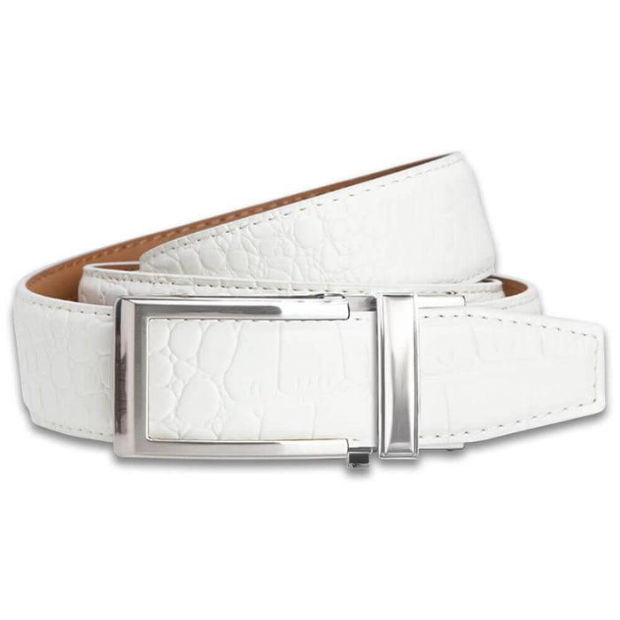 Nexbelt Alligator V2 Golf Belt Pearl White - 25 Men