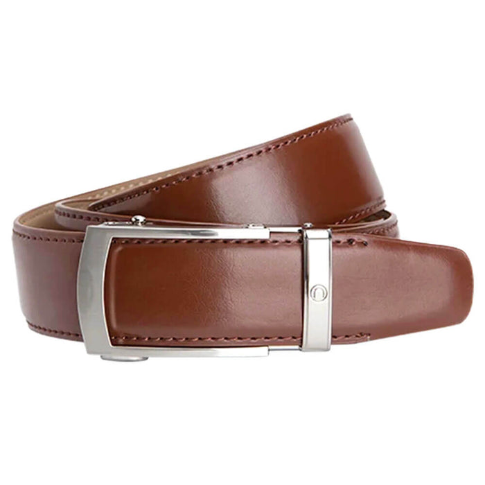 Nexbelt Vetica Dress Ratchet Golf Belt Brown - 25 Men