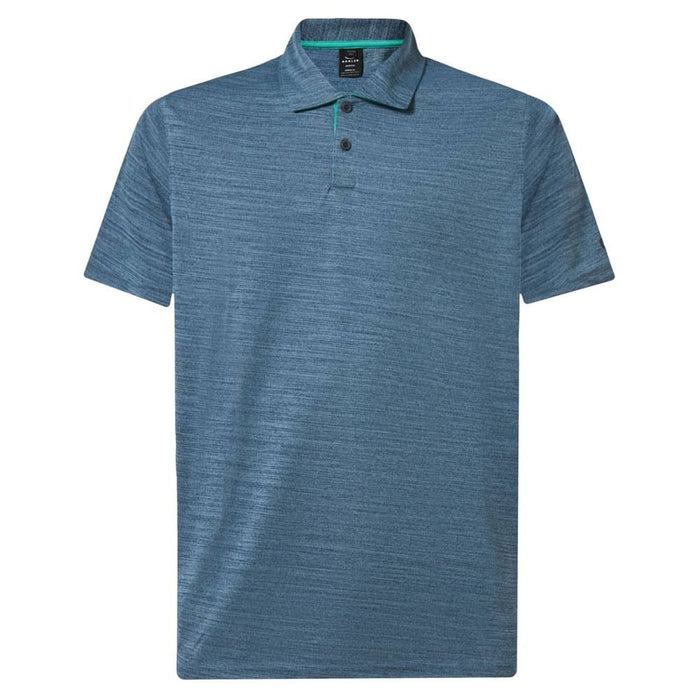 Oakley Aero Hydrolix Golf Polo Aurora Blue Heather - 23 Men