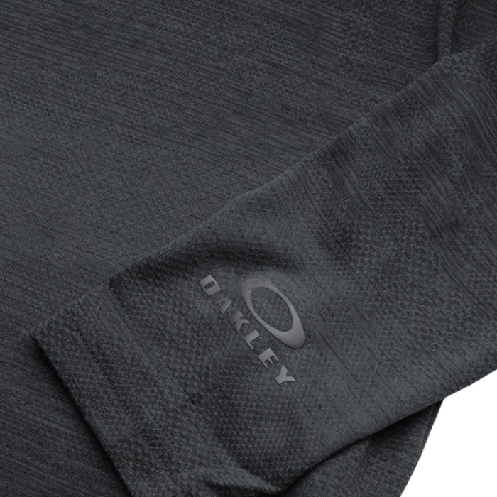 Oakley Contender Half Zip Golf Pullover Blackout Heather - SS21 Men