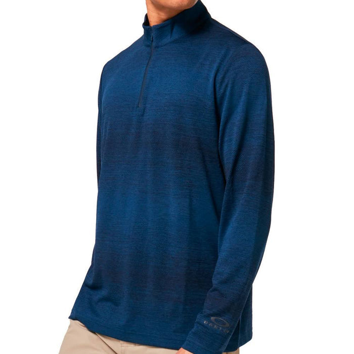 Oakley Contender Half Zip Golf Pullover Poseidon Dark Heather - SS21 Men