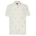 Oakley Flag Golf Polo Pattern Arctic White - SS23 Men