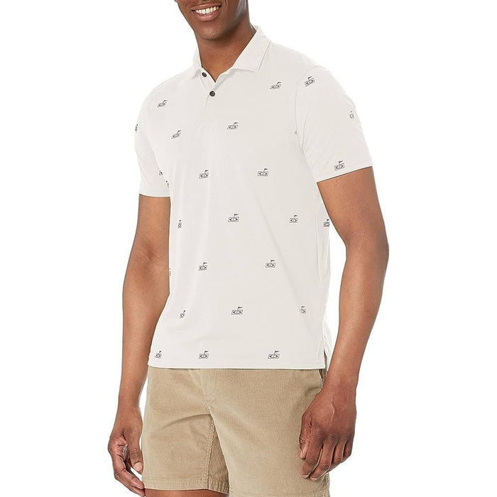 Oakley Flag Golf Polo Pattern Arctic White - SS23 Men