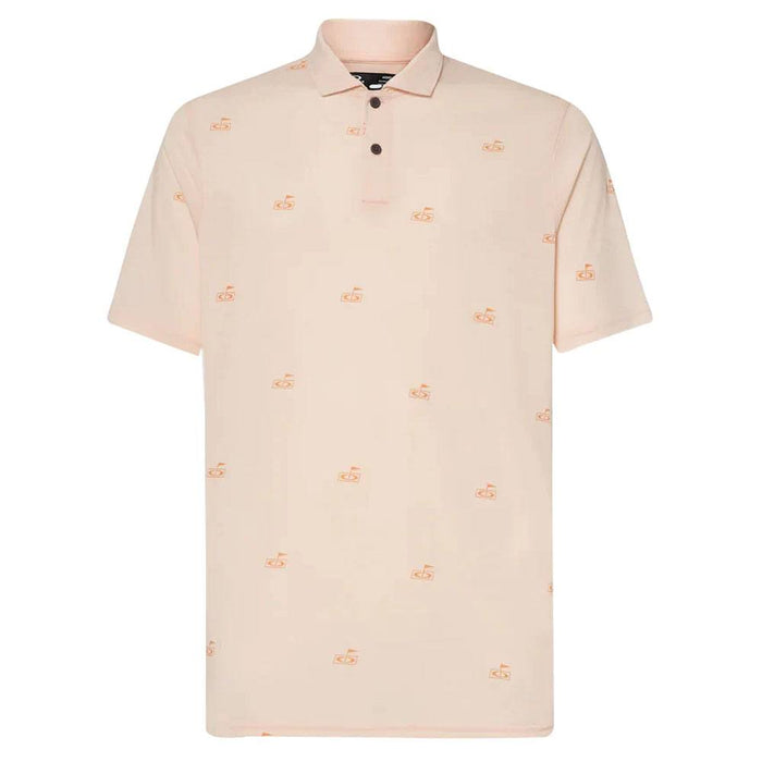 Oakley Flag Golf Polo Pattern Orange - SS23 Men