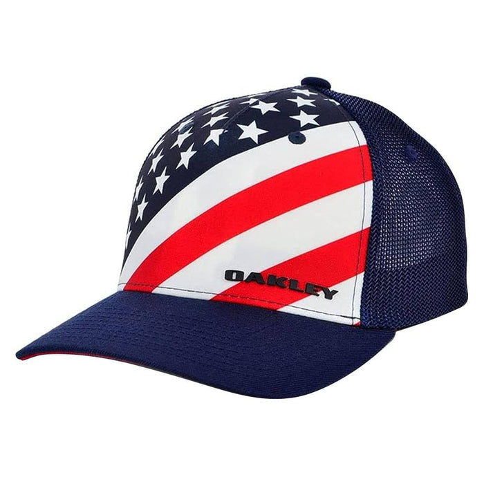 Oakley Indy Passport Golf Cap Navy Blue - 23 Men