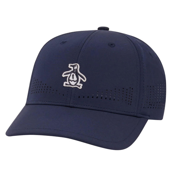 Original Penguin Country Club Perforated Golf Cap Black Iris - SP25 Women