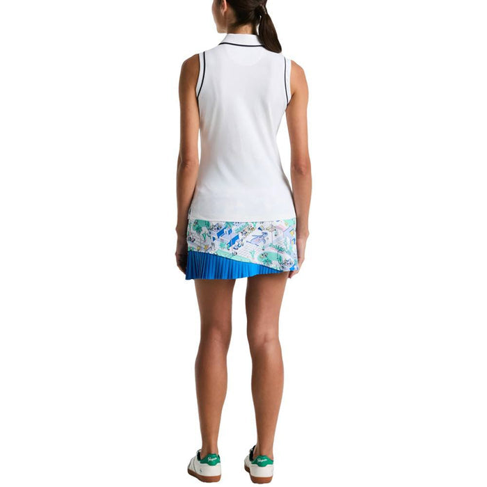 Original Penguin Elastic Pleats Palm Springs Golf Skort Bright White - SP25 Women
