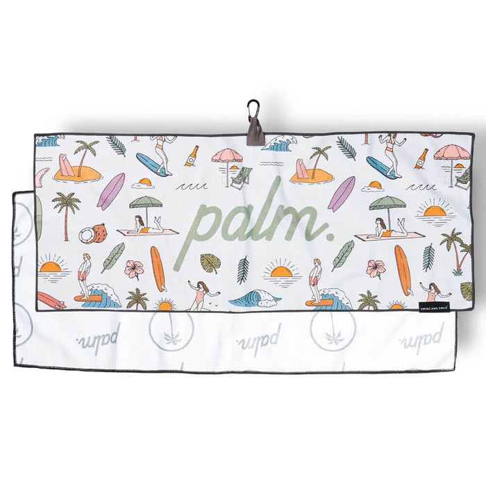 Palm Golf Beachin' Golf Towel