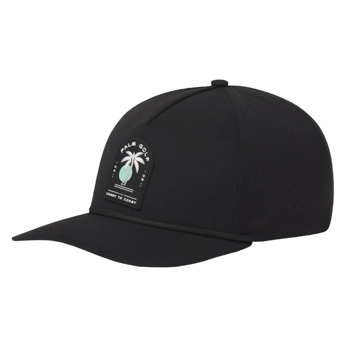 Palm Golf Coast to Coast Snapback Golf Cap Black/Teal - SS26 Men