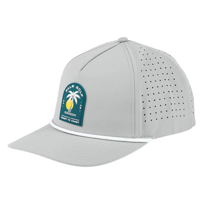 Palm Golf Coast to Coast Snapback Golf Cap Gray - SS26 Men