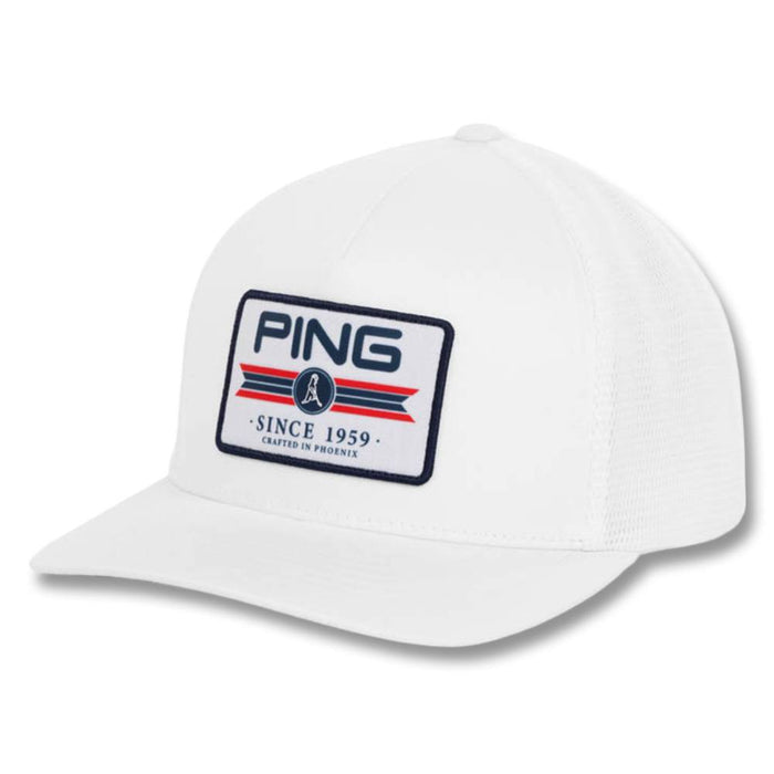 PING Aviator 254 Golf Cap White - 26 Men