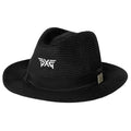 PXG Banded Fedora Straw Golf Bucket Hat Black - 25 Men