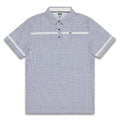 PXG Basket Weave Print Golf Polo White - 26 Men