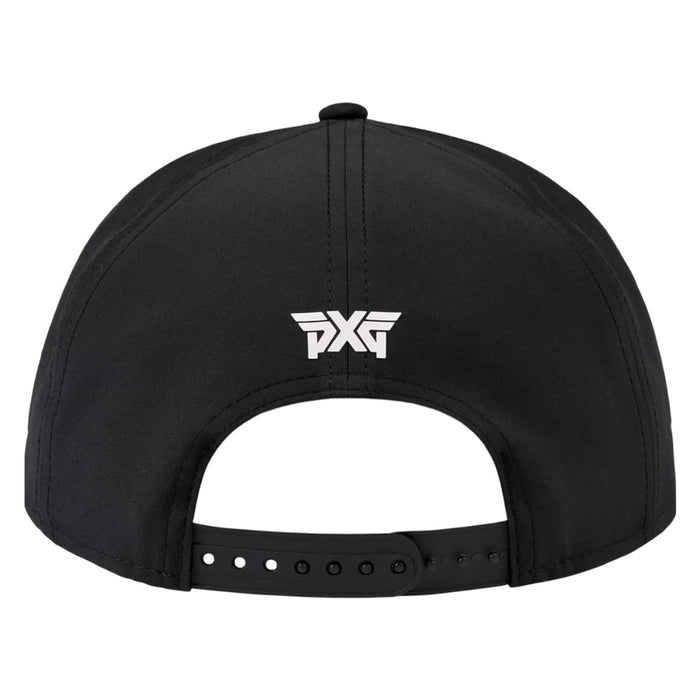 PXG Camper Flat Bill Snapback Golf Cap Black - 25 Men