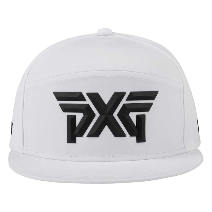 PXG Camper Flat Bill Snapback Golf Cap White - 25 Men
