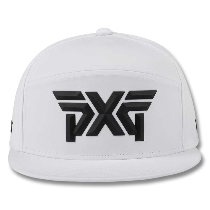 PXG Camper Flat Bill Snapback Golf Cap White - 25 Men