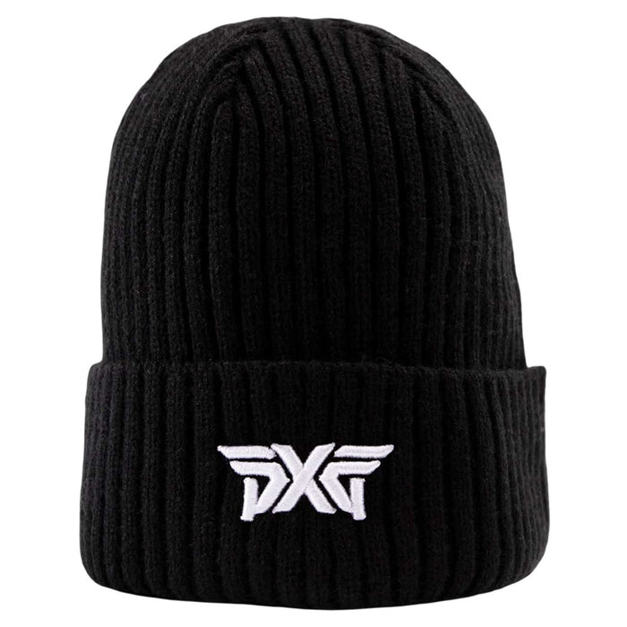 PXG Classic Knit Cuff Golf Beanie Black - 25 Men