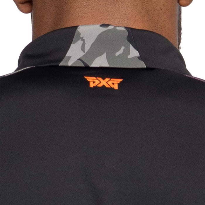 PXG Comfort Fit BP Fairway Camo Panel Golf Polo Black - 23 Men