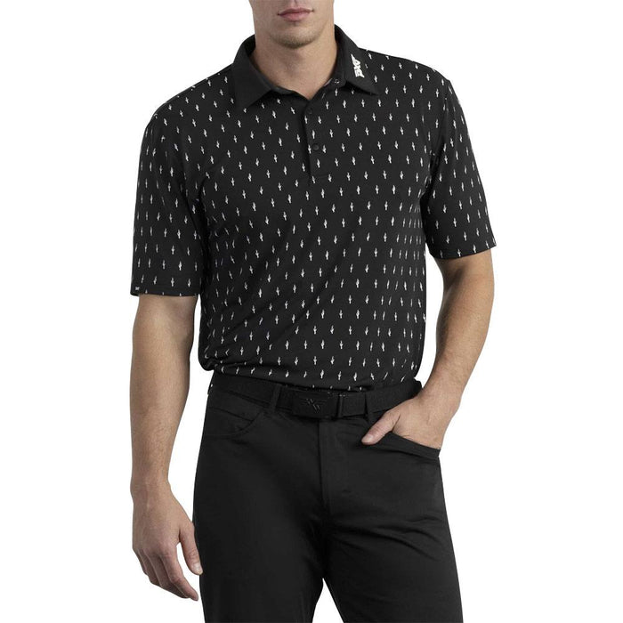 PXG Comfort Fit Cactus Golf Polo Black - 23 Men