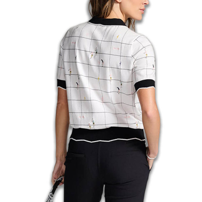 PXG Play Day Pixie Golf Top White - SS26 Women