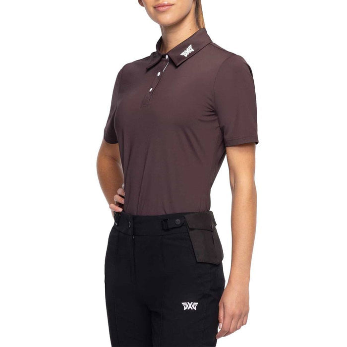PXG RP Signature Golf Polo Aubergine - 23 Women