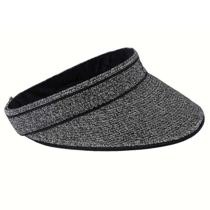 PXG Straw Golf Visor Black/Ivory - 25 Women