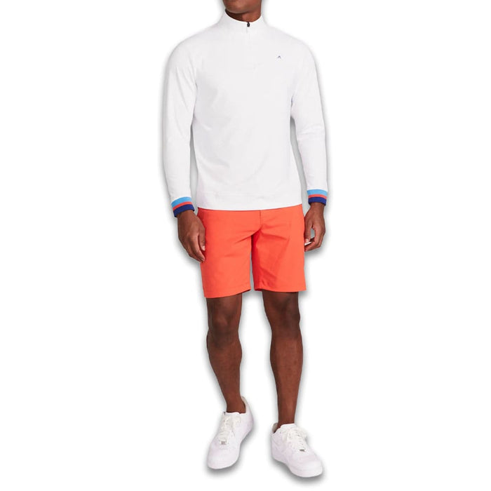 Redvanly Hayden Quarter Zip Golf Pullover Bright White - SS24 Men