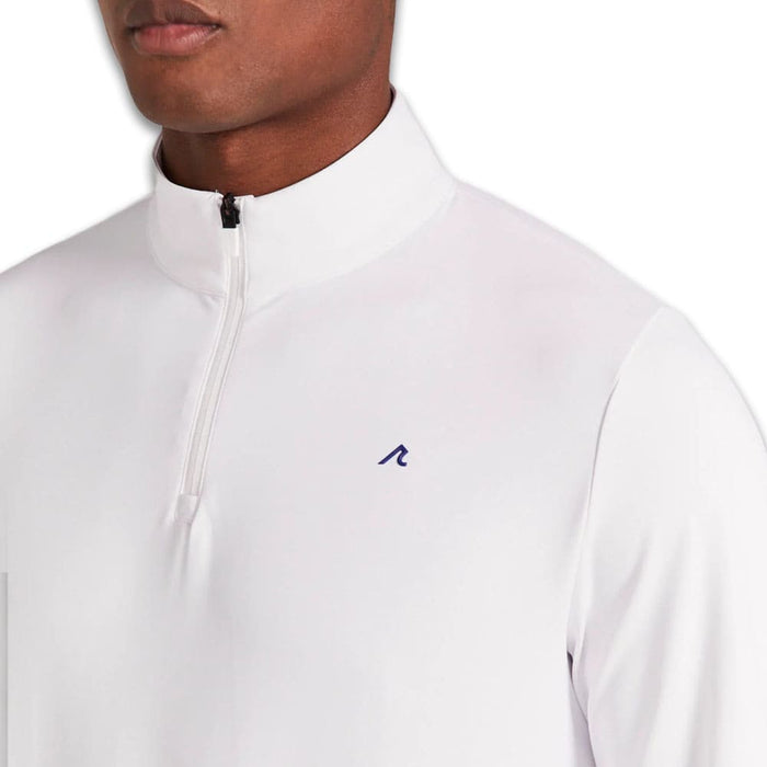 Redvanly Hayden Quarter Zip Golf Pullover Bright White - SS24 Men