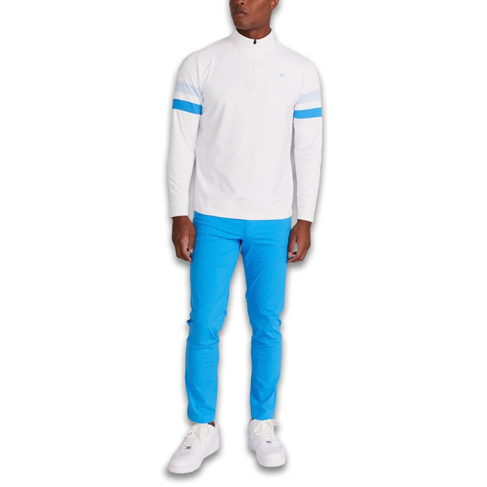 Redvanly Wilson 1/4 Zip Golf Pullover Bright White - SS24 Men
