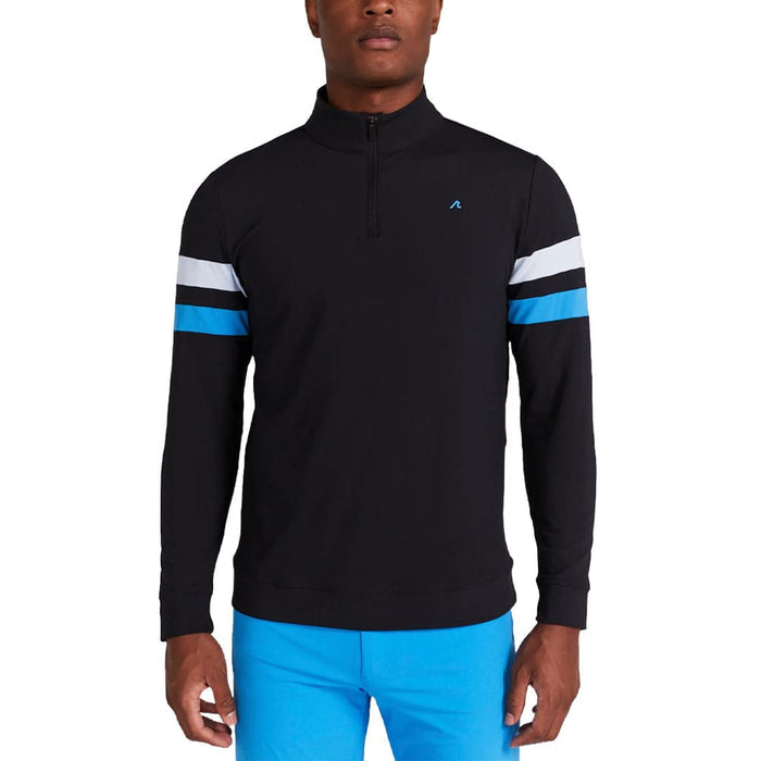 Redvanly Wilson 1/4 Zip Golf Pullover Tuxedo - SS24 Men
