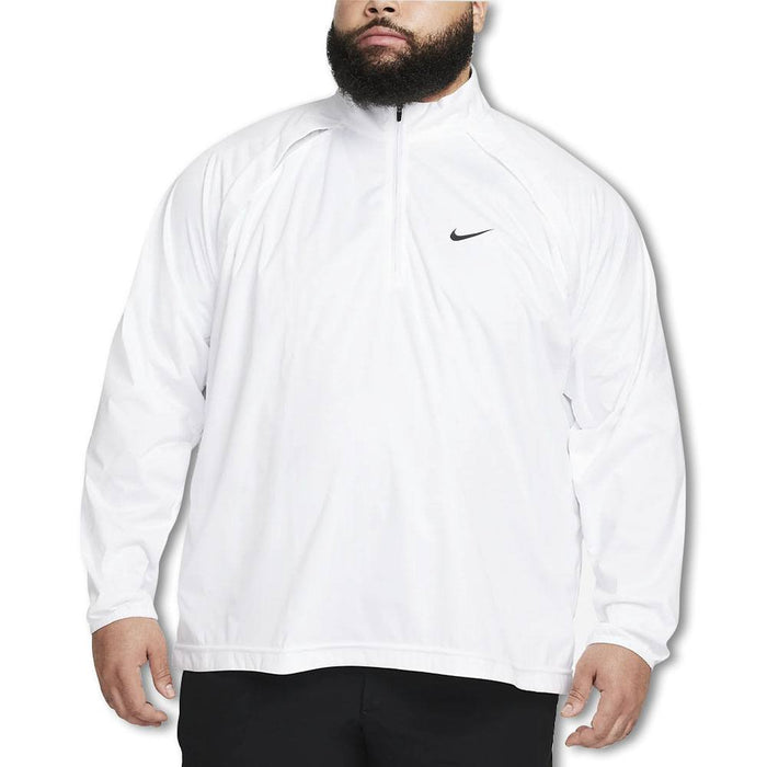 Nike Repel Tour 1/2 Zip Golf Jacket White/Black - FW23