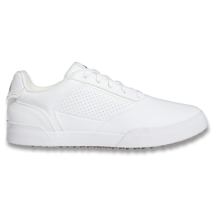 Adidas RetroCross Spikeless Golf Shoes Cloud White/Core Black/Chalk White - 23 Men