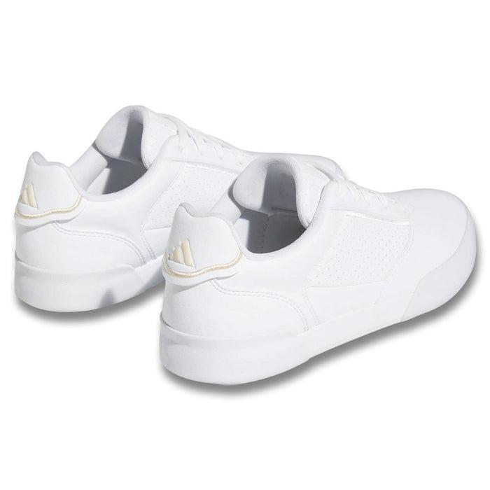Adidas RetroCross Spikeless Golf Shoes Cloud White/Sand Strata/Gum - 23 Women