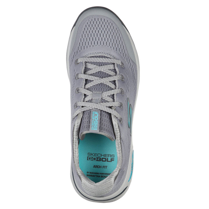 Skechers Go Golf Arch Fit - Balance Spikeless Golf Shoes Gray/Blue - SP21 Women