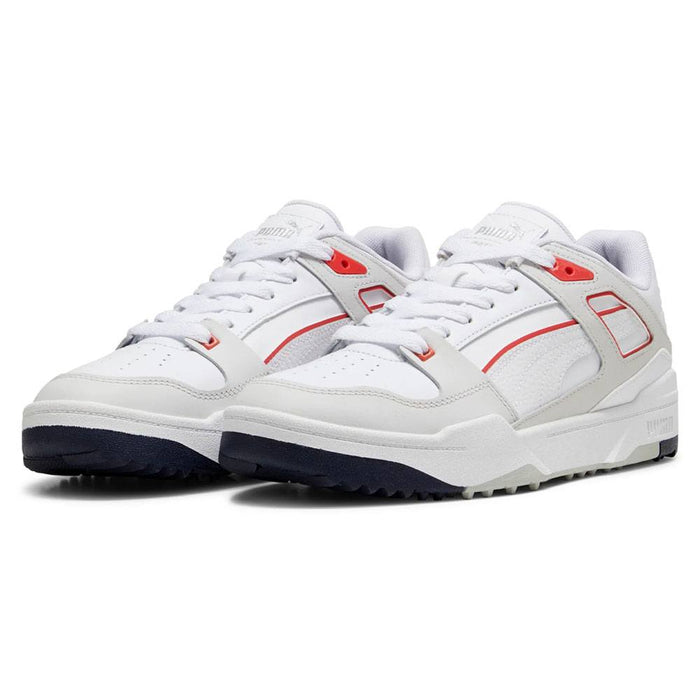 PUMA Slipstream G Spikeless Golf Shoes White/Deep Navy - 24 Men