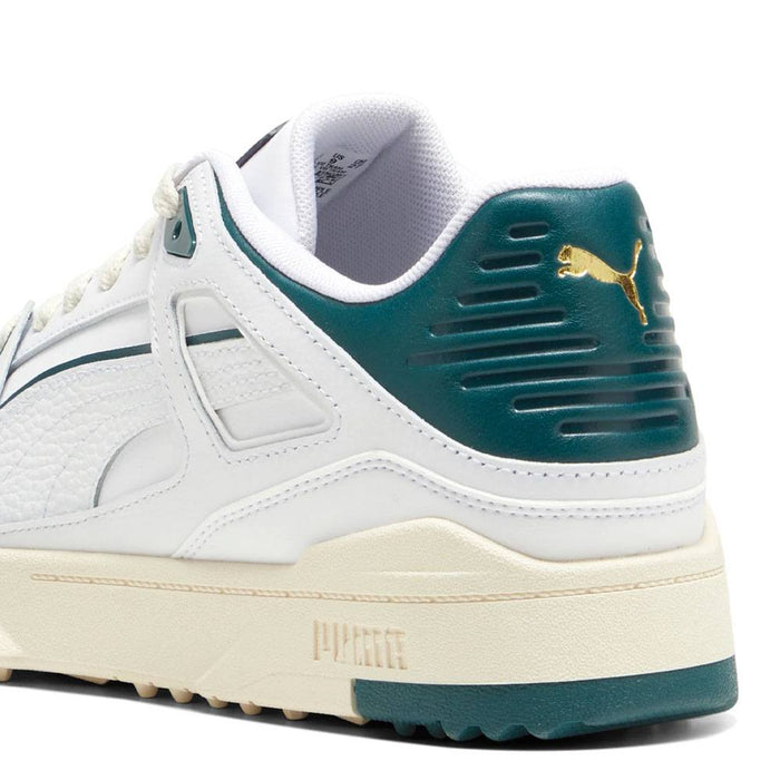 PUMA Slipstream G Spikeless Golf Shoes White/Varsity Green - 24 Men