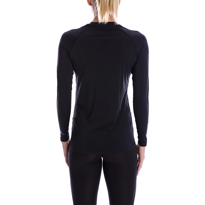 SParms Sun Protect+ UV/Sun Protection Round Neck Golf Shirt Black - SS19 Women